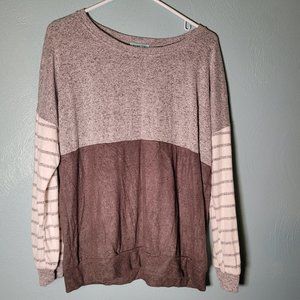 PS Kate Gray White stripped long sleeve